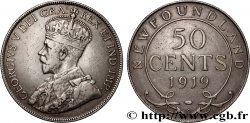 TERRE-NEUVE 50 Cents Georges V 1919 Ottawa