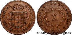 MADEIRA 10 Réis Marie II 1842 