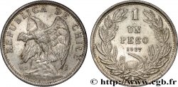 CILE 1 Peso condor 1927 Santiago - S°