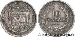 COSTA RICA 10 Centavos 1889 San José