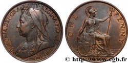 ROYAUME-UNI 1 Penny Victoria “old head” 1896 