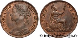 ROYAUME-UNI 1 Penny Victoria “Bun Head” 1879 Londres