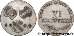 ALLEMAGNE - AUTRICHE ANTÉRIEURE 6 Kreuzer Vorderoesterreich 1804 Günzburg