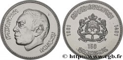 MAROC 150 Dirhams AH 1401 20e anniversaire du couronnement du roi 1981 