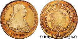 ESPAGNE - ROYAUME D ESPAGNE - CHARLES IV 2 Escudos  1799 Séville