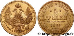 RUSSIE - NICOLAS Ier 5 Roubles 1851 Saint-Pétersbourg