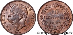 ITALIE - ROYAUME D ITALIE - HUMBERT Ier 10 Centesimi  1894 Birmingham