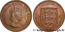 JERSEY 1/12 Shilling Élisabeth II 1957 