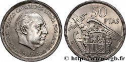 ESPAGNE - FRANCISCO FRANCO BAHAMONDE 50 Pesetas - Exposition de Barcelone 1957 Madrid