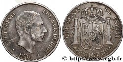 PHILIPPINES 50 Centimos de Peso Alphonse XII (1885/3) 1885 Manille