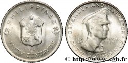 PHILIPPINES 50 Centavos Douglas McArthur 1947 San Francisco