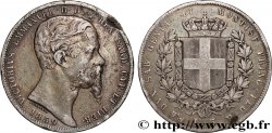 ITALIE - ROYAUME DE SARDAIGNE 5 Lire Victor Emmanuel II 1859 Gênes