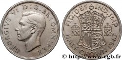 ROYAUME-UNI 1/2 Crown Georges VI 1947 