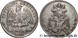 MEXIQUE 1 Peso aigle 1872 Culiacan