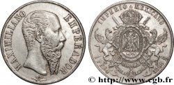 MEXIQUE - MAXIMILIEN Ier 1 Peso  1866 Mexico