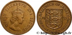 JERSEY 1/4 Shilling Élisabeth II 1957 