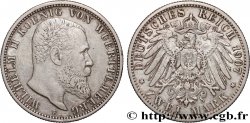 DEUTSCHLAND - WÜRTTEMBERG 2 Mark Guillaume II 1907 Stuttgart