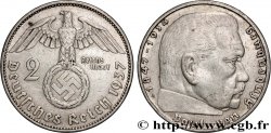 ALLEMAGNE 2 Reichsmark Maréchal Paul von Hindenburg 1937 Berlin