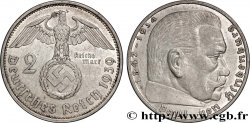 DEUTSCHLAND 2 Reichsmark Maréchal Paul von Hindenburg 1939 Berlin