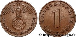 GERMANY 1 Reichspfennig aigle et swastika 1938 Vienne