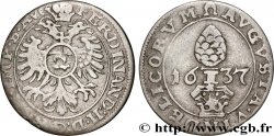 ALLEMAGNE - AUGSBOURG 2 Kreuzer Ferdinand II 1637 Augsbourg