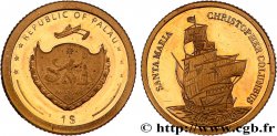 PALAU 1 Dollar Proof Santa Maria (2006) 