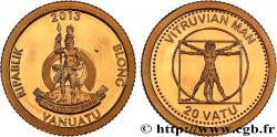 VANUATU 20 Vatu Proof Homme de Vitruve 2013 