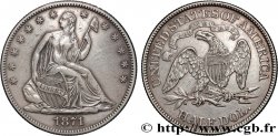 ESTADOS UNIDOS DE AMÉRICA 1/2 Dollar “Seated Liberty” 1871 Philadelphie