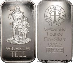 SILVER INVESTMENT Lingotin de 1 once - ARGENT 999 - Guillaume Tell n.d. s.l.