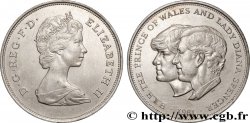 ROYAUME-UNI 25 New Pence (1 Crown) mariage du Prince de Galles et de Lady Diana Spencer 1981 