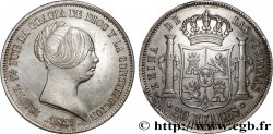ESPAGNE - ROYAUME D ESPAGNE - ISABELLE II 20 Reales  1855 Madrid TTB+ 