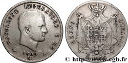 ITALIA - REGNO D ITALIA - NAPOLEONE I 5 Lire 1809 Milan