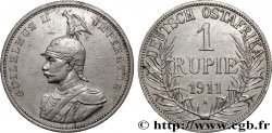 GERMAN EAST AFRICA 1 Rupie (Roupie) Guillaume II Deutsch-Ostafrica 1911 Berlin - A