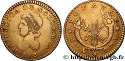 COLOMBIA - REPUBLIC OF COLOMBIA 1 Escudo 1831 Popayan