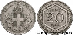 ITALIE 20 Centesimi surfrappe 1918 Rome