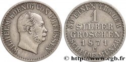 GERMANY - PRUSSIA 1 Silbergroschen (1/30 Thaler) Guillaume 1871 Francfort - C