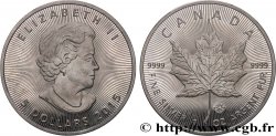 SILVER INVESTMENT 1 Oz - 5 Dollars - Mapple Leaf (Feuille d’érable) 2015 MRC Winnipeg
