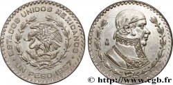 MEXIQUE 1 Peso Jose Morelos y Pavon 1957 Mexico