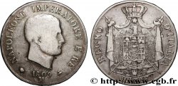 ITALIE - ROYAUME D ITALIE - NAPOLÉON Ier 5 Lire 1809 Milan