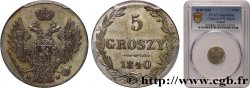 POLOGNE - CRACOVIE 5 Groszy  1840 Varsovie