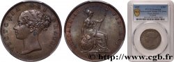 GRANDE BRETAGNE - VICTORIA 1/2 Penny Victoria tête jeune 1852 Londres