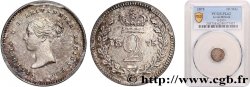 GRANDE BRETAGNE - VICTORIA 2 Pence tête jeune - Proof Like 1875 Londres SUP62 PCGS