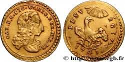 ITALY - KINGDOM OF SICILY - CHARLES III OF SPAIN 1 Oncia d’or  1741 Palerme AU 