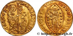 ITALY - VENICE - MARCANTONIO GIUSTINIAN (107th doge) Sequin ou zecchino n.d. Venise AU 