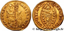 ITALY- VENICE - GIOVANNI II CORNER (111e doge) Zecchino (Sequin) n.d. Venise AU 