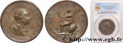 GRAN - BRETAÑA - JORGE III 1/2 Penny  1799 Soho EBC62 PCGS