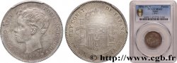 ESPAGNE 1 Peseta Alphonse XIII, 3e type 1896 Madrid