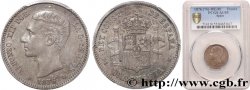 ESPAGNE 1 Peseta Alphonse XII 1876 Madrid