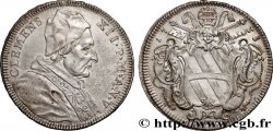 ITALIE - ÉTATS DU PAPE - CLÉMENT XII (Laurent Corsini) Teston 1735 Rome TTB+ 