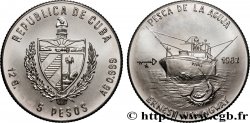 CUBA 5 Pesos Marlin Fishing 1982 